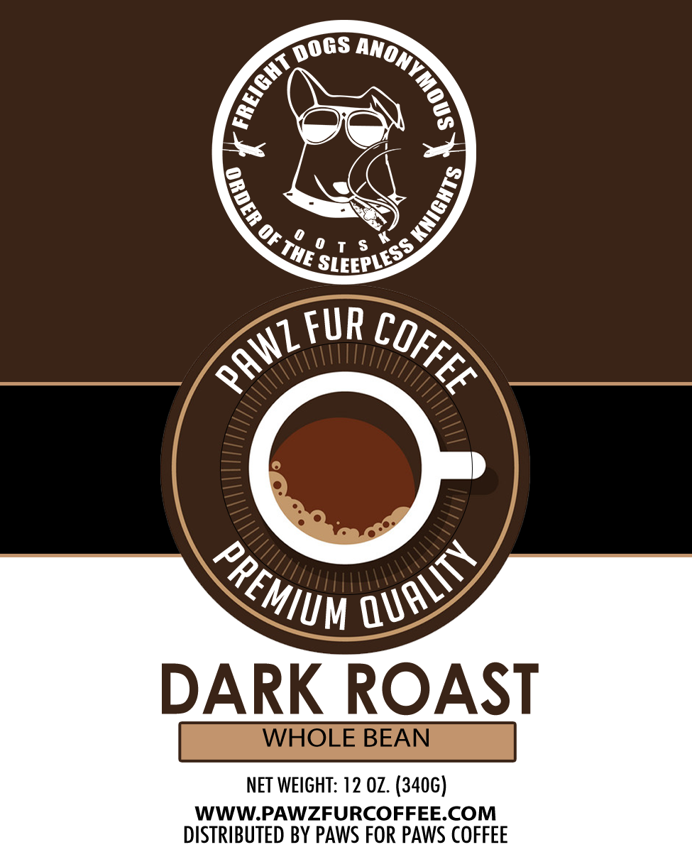 Freight Dog Dark Roast Whole Bean 12oz