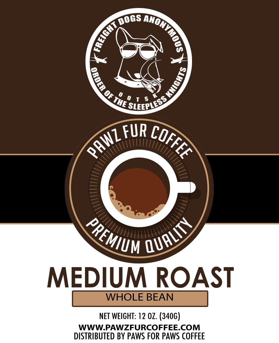 Freight Dog Med Roast Whole Bean 12oz