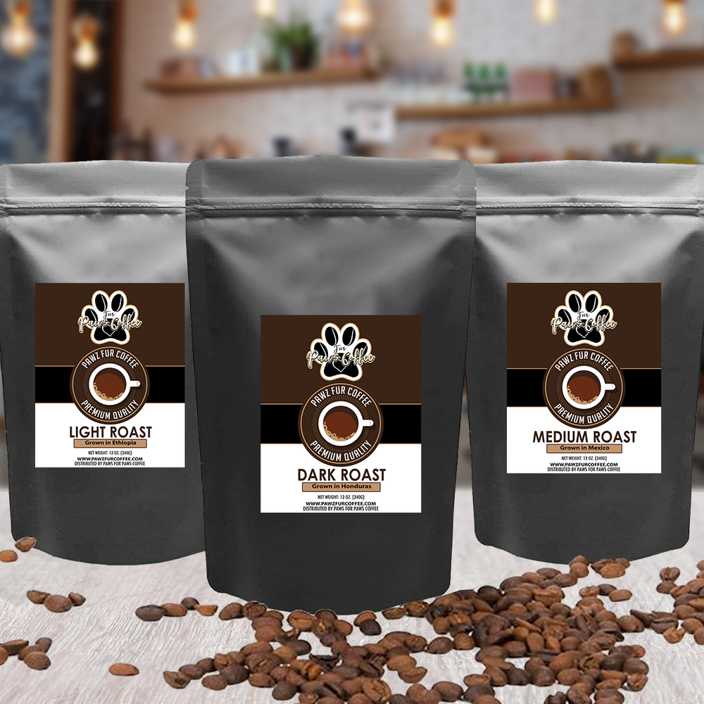 Custom Organic Gift Pack 3 bags  of Coffee 12 oz